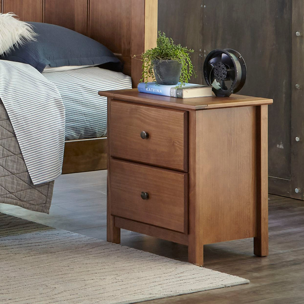 Shaker 2-Drawer Nightstand
